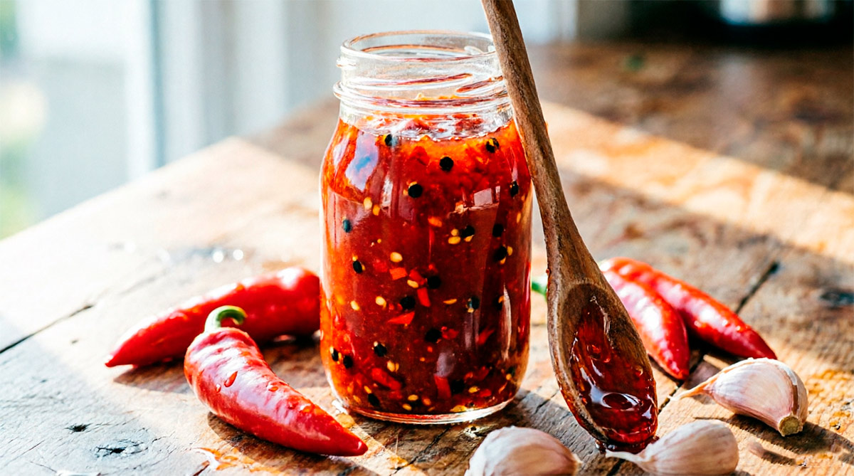 Сироп чили для кулинарии
