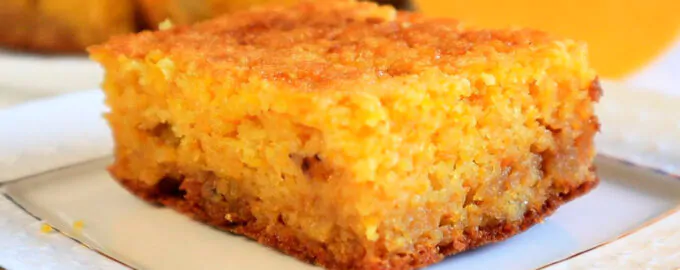 Манник из тыквы в сиропе