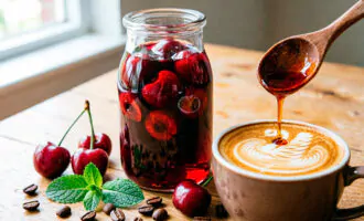 Вишневый сироп для кофе
